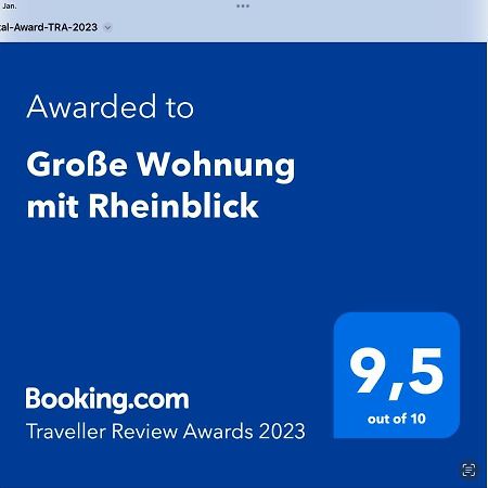 Grosse Wohnung Mit Rheinblick Boppard Exterior foto
