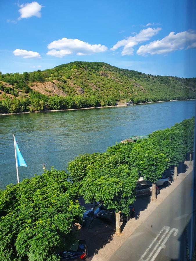 Grosse Wohnung Mit Rheinblick Boppard Exterior foto