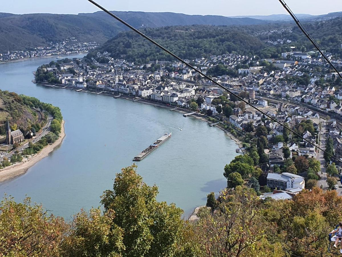 Grosse Wohnung Mit Rheinblick Boppard Exterior foto