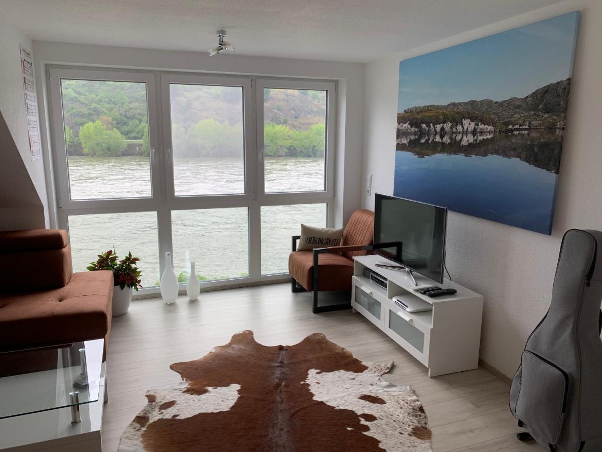 Grosse Wohnung Mit Rheinblick Boppard Exterior foto