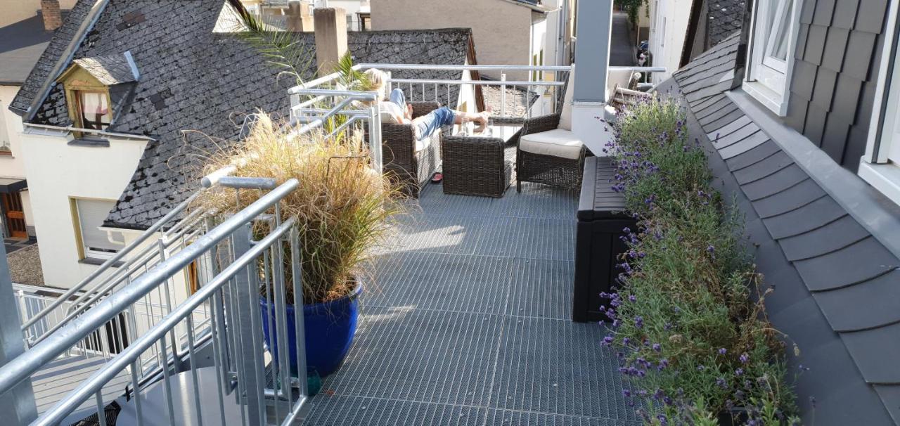 Grosse Wohnung Mit Rheinblick Boppard Exterior foto