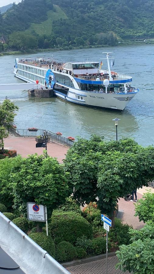 Grosse Wohnung Mit Rheinblick Boppard Exterior foto