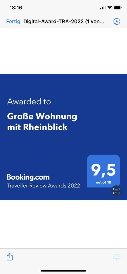 Grosse Wohnung Mit Rheinblick Boppard Exterior foto